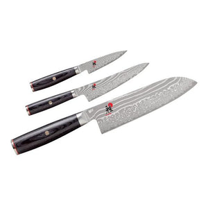 Miyabi 3-Piece Santoku, Prep Knife and Paring Knife Set, 1019602 IMAGE 1