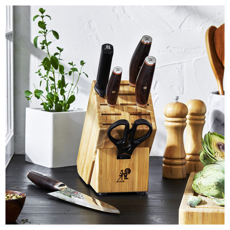 Miyabi 7-Piece Knife Block Set 1019814 IMAGE 2