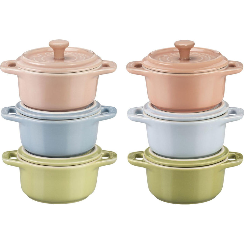 Staub 6-Piece Ceramic Cocotte Set - Mixed Colors 1029320 IMAGE 1