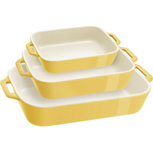 Staub 3-Piece Rectangular Baking Dish Set 1029590 IMAGE 1