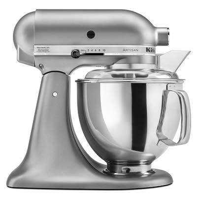 KitchenAid Artisan 5-Quart Stand Mixer KSM150PSCU IMAGE 1