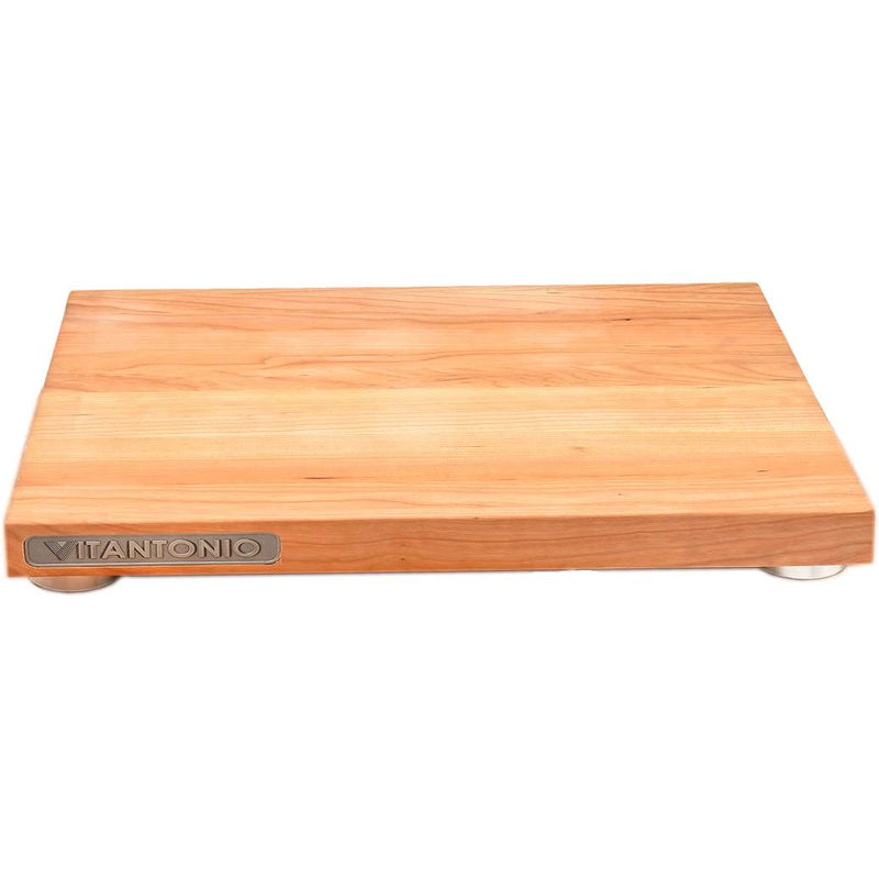 Vitantonio Cherry Wood Footed Chopping Block - 20" x 14" x 1.5" 211415 IMAGE 1