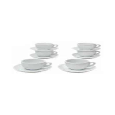 Sara Cucina 6-piece Bianco Cappuccino Cup Set 2CP25 IMAGE 1