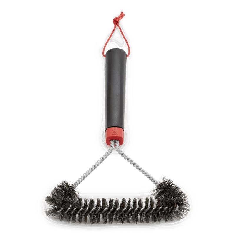 Weber 12in Three-Sided Grill Brush 6277 IMAGE 2