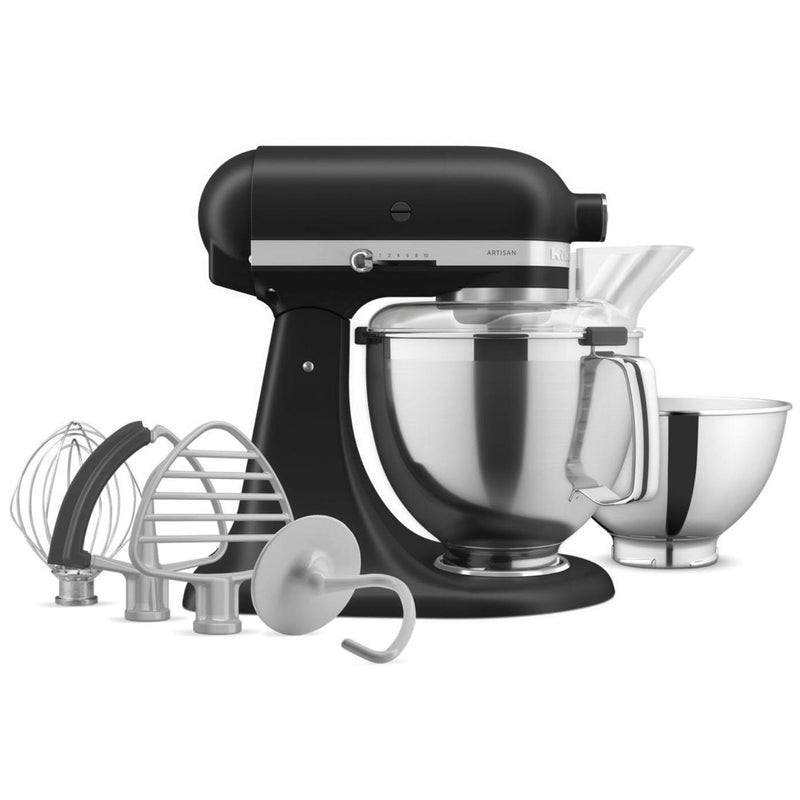 KitchenAid Artisan 5Qt Tilt-Head Stand Mixer with Premium Accessory Pack KSM195PSBM IMAGE 1