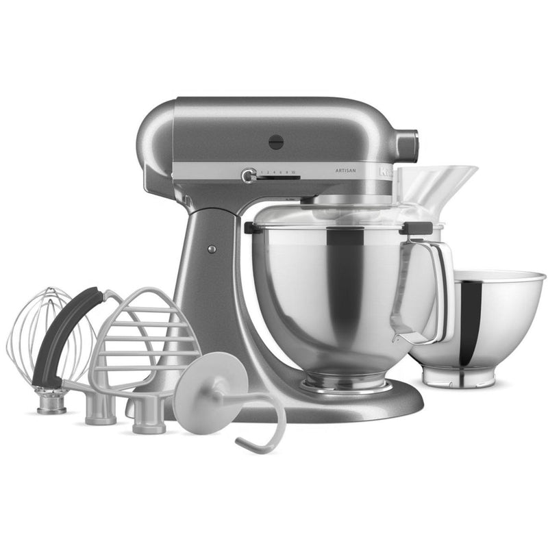 KitchenAid Artisan 5Qt Tilt-Head Stand Mixer with Premium Accessory Pack KSM195PSMS IMAGE 1