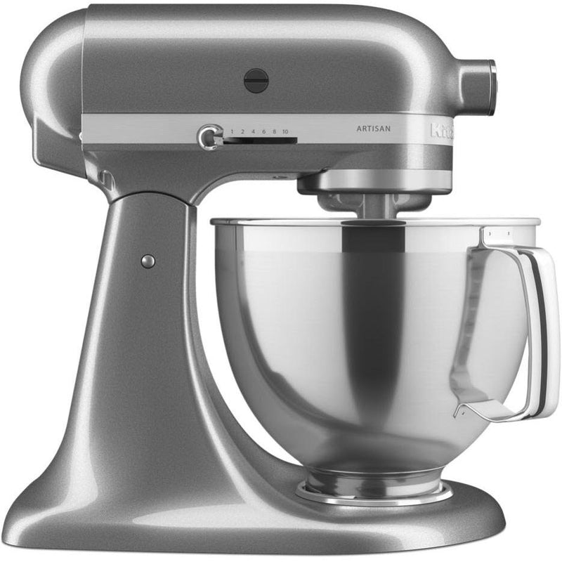 KitchenAid Artisan 5Qt Tilt-Head Stand Mixer with Premium Accessory Pack KSM195PSMS IMAGE 2