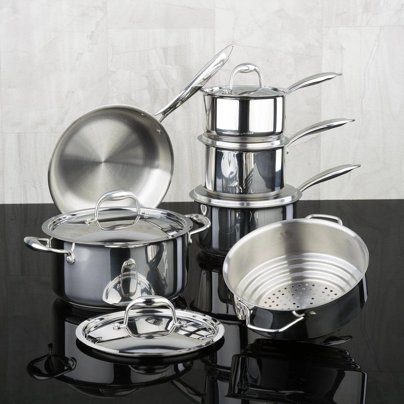 Meyer Accolade Stainless Steel Cookware Set, 11-Piece 2201-11-00 IMAGE 3
