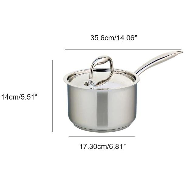 Meyer Accolade Stainless Steel 1.5L Saucepan with cover 2206-16-15 IMAGE 6
