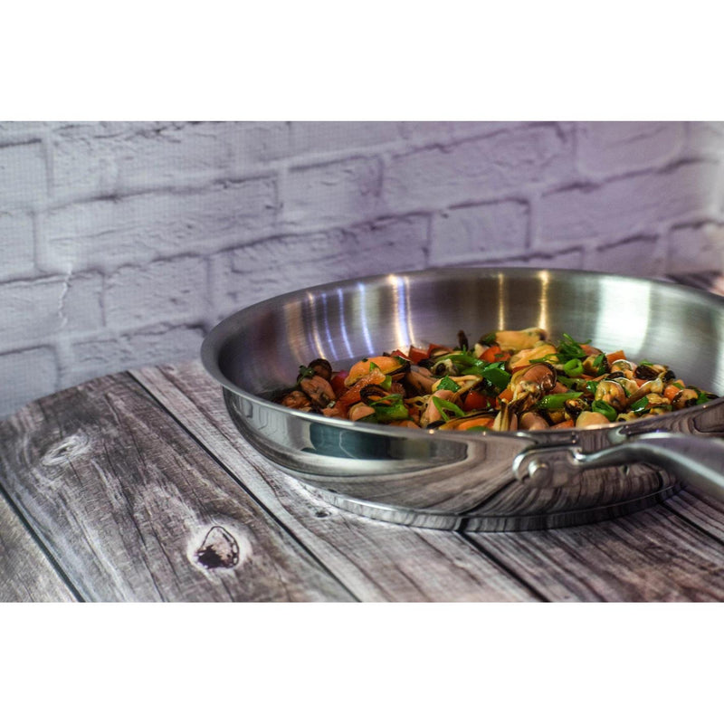 Meyer Accolade Stainless Steel 24cm/9.5" Frying Pan, Skillet 2214-24-00 IMAGE 3