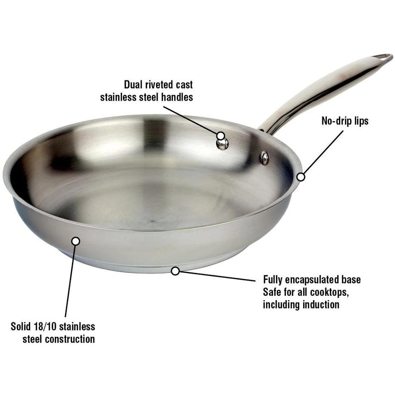 Meyer Accolade Stainless Steel 24cm/9.5" Frying Pan, Skillet 2214-24-00 IMAGE 4