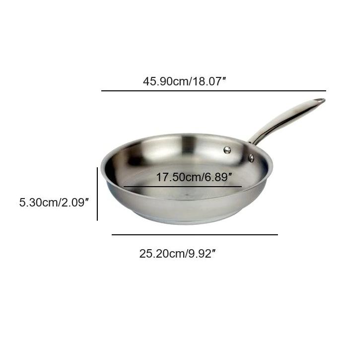 Meyer Accolade Stainless Steel 24cm/9.5" Frying Pan, Skillet 2214-24-00 IMAGE 5