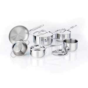 Meyer Confederation Stainless Steel Cookware Set, 10-Piece 2401-10-00 IMAGE 1