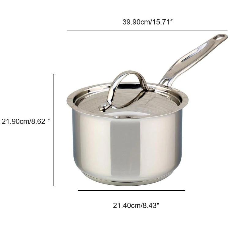 Meyer Confederation Stainless Steel 3L Saucepan with cover 2406-20-03 IMAGE 4