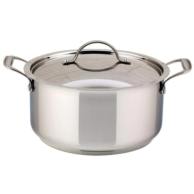 Meyer Confederation Stainless Steel 5L Dutch Oven with cover 2407-24-05 IMAGE 1