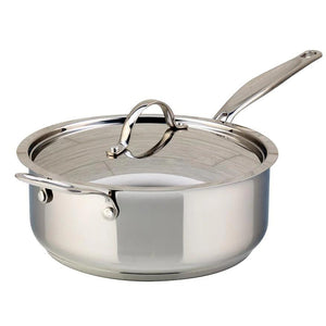 Meyer Confederation Stainless Steel 4L Saute Pan with cover 2408-24-04 IMAGE 1
