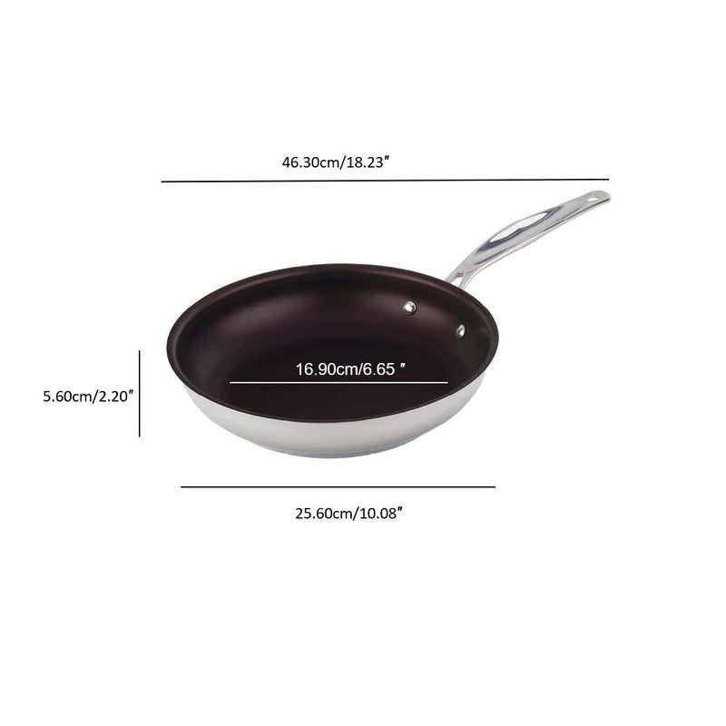 Meyer Confederation Stainless Steel 20cm/8" Non Stick Fry Pan Skillet 2418-20-00 IMAGE 4