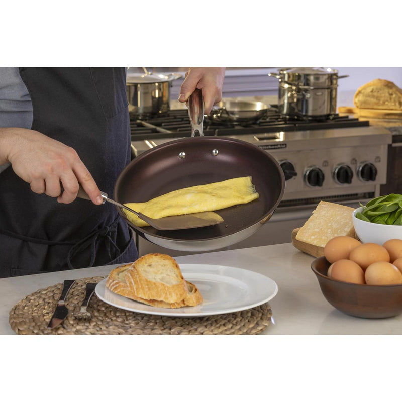 Meyer Confederation Stainless Steel 24cm/9.5" Non Stick Fry Pan Skillet 2418-24-00 IMAGE 5