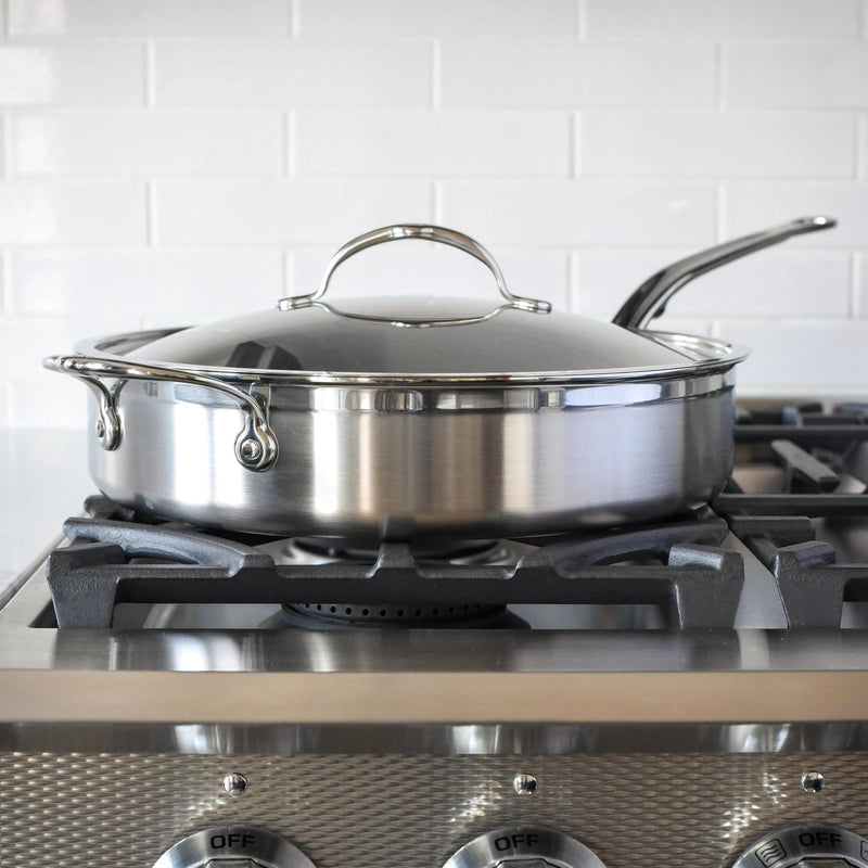 Hestan Professional Clad Stainless Steel Sauté Pan Medium (3.5-Quart) 31568 IMAGE 4