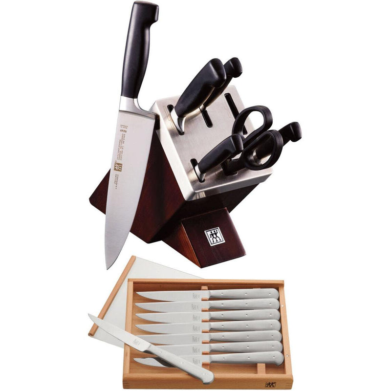 Zwilling 7-Piece Knife Block Set with Bonus Steak Set 35145-015 IMAGE 1