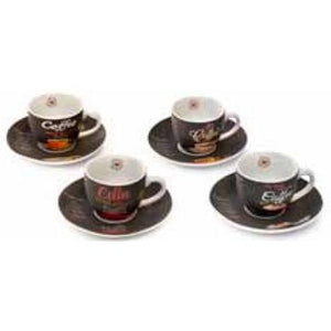 Sara Cucina 4-Piece Always Open Espresso & Cappuccino Set R10052-AD4 IMAGE 1