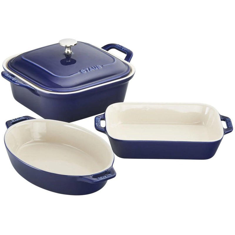 Staub 4-PIECE CERAMIC OVENWARE SET 1014875 IMAGE 1