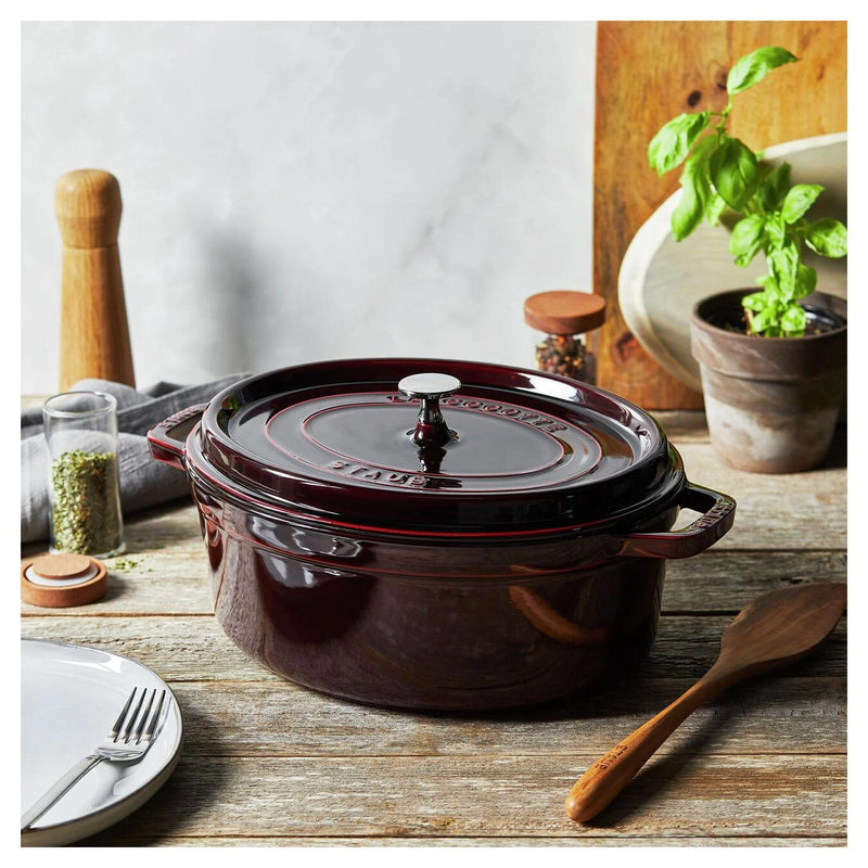 Staub 5.5L CAST IRON OVAL COCOTTE 1003992 IMAGE 5